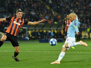 City Memimpin 2-0 atas Shakhtar di Babak Pertama