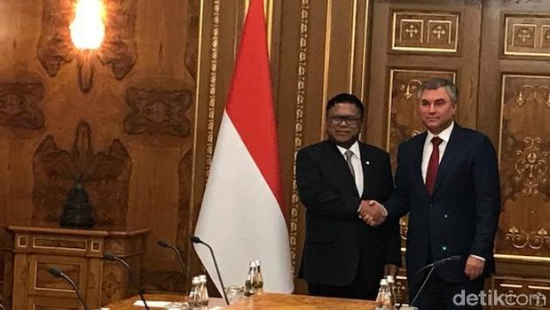 Ke DPR Rusia, OSO Singgung Perluasan Gedung KBRI di Moskow
