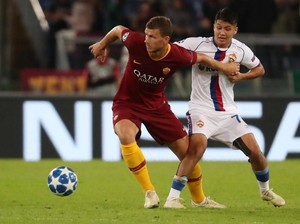 Dzeko Pede Roma Melaju Jauh di Liga Champions Musim Ini