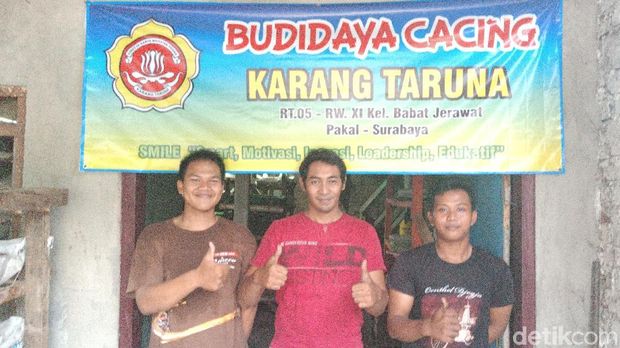 Geli-geli Seru, Budidaya Cacing Pemuda Karang Taruna di Surabaya
