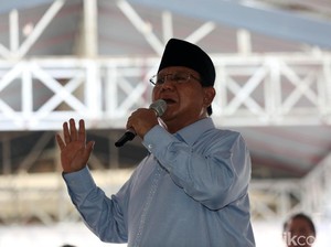 Jokowi-Prabowo Berjarak 20% di Survei, Ini Kata Gerindra