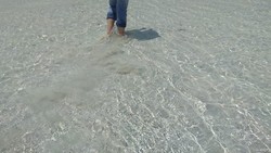 Berjalan kaki di pasir pantai ternyata menyimpan manfaat tak terduga untuk tubuh. Wah apa saja ya manfaatnya?