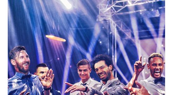 Mo Salah akhirnya bergabung dalam pesta Liga Champion bersama para penyerang subur lainnya. Foto: istimewa