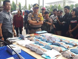 Kurir di Pekanbaru Dibekuk, 8 Kg Sabu-18 Ribu Butir Ekstasi Disita