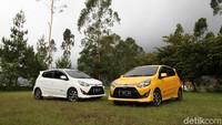 Kembarannya Agya berada satu tempat di bawah Ayla. Agya terkirim sebanyak 1.802 unit ke diler-diler Toyota. Foto: Toyota