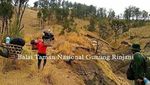 Foto Terkini Longsor di Jalur-jalur Pendakian Gunung Rinjani