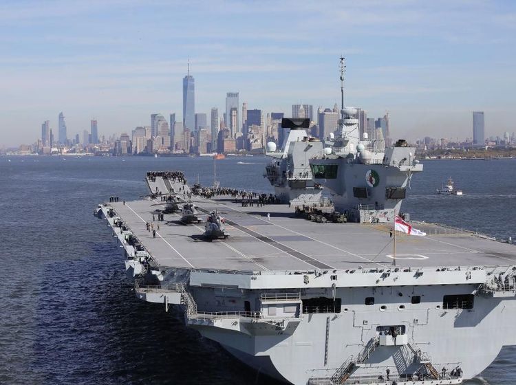Kapal Induk Tercanggih Inggris Sambangi New York