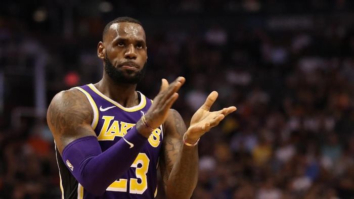 LeBron James akhirnya menang bersama LA Lakers (Christian Petersen/Getty Images) LeBron James akhirnya menang bersama LA Lakers (Christian Petersen/Getty Images)