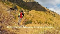 Kalau di Jalur Torean, sepanjang jalur ada 12 titik longsor. Jalur terputus sebelum Air Terjun Penimbungan karena longsor (Dok. Balai Taman Nasional Gunung Rinjani)