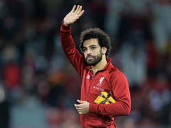 Penyerang Liverpool Mohamed Salah ditaksir punya nilai transfer sebesar 173 juta euro (Rp2,95 triliun). Foto: REUTERS/Peter Powell