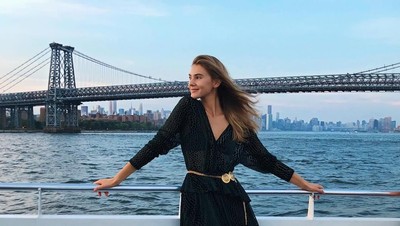 Foto: Stefanie Giesinger, Model Cantik Jerman yang Suka Traveling