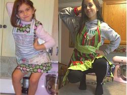 Foto Lucu Kala Mengulang Momen Masa Kecil