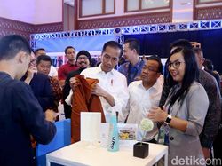 Momen Jokowi Buka Pameran IdeaFest 2018