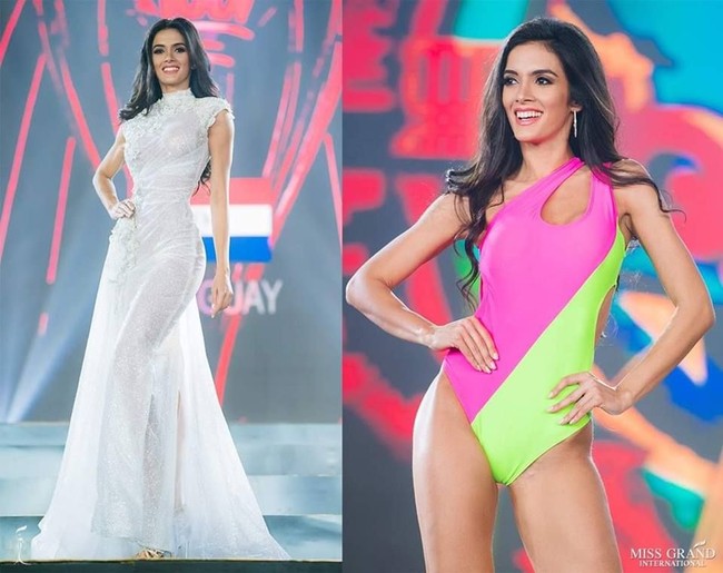 Keluar sebagai juara Miss Grand International 2018, Clara Sosa berhasil menyisihkan 75 wanita dari berbagai belahan dunia, termasuk India yang akhirnya menjadi 1st runner dan wakil Indonesia, Nadia Purwoko, 2nd runner up. Foto: Instagram @missgrandparaguay