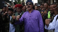 Banser berjaga di PBNU.