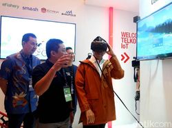 Momen Jokowi Buka Pameran IdeaFest 2018