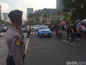 Massa Aksi Bela Tauhid Bubar, Lalin Jl Medan Merdeka Barat Dibuka