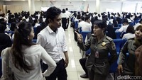 Rangkaian tes CPNS di Kantor Wali Kota Jakarta Utara untuk formasi Kementerian Sekretariat Negara.