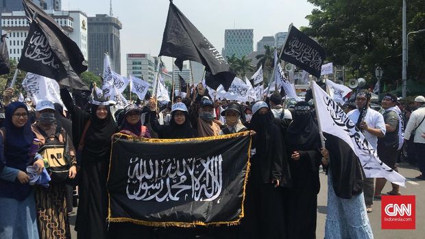 Muncul Seruan 2019 Ganti Presiden di Aksi Bela Tauhid