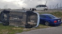 Akibat topan besar itu sejumlah mobil, rumah dan bangunan di sejumlah daerah di Kepulauan Mariana Utara rusak parah. Topan besar itu pun membuat listrik padam akibat kabel dan tiang listrik yang jatuh dan rusak. Brad Ruszala/via Reuters.