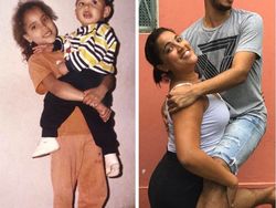 Foto Lucu Kala Mengulang Momen Masa Kecil