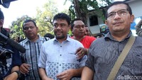 Said Iqbal tiba di Mapolda Metro Jakarta, Jumat (26/10/2018). 