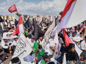 Aksi Bela Tauhid, Umat Islam Ciamis Istigosah di Jalanan