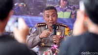 Pojok Semanggi Forum Wartawan Polri menggelar diskusi terkait penerapan sistem tilang elektronik (E-TLE) di Polda Metro Jaya, Jakarta, Jumat (26/10/2018).