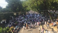 Foto: Penampakan massa dari atas. (Ibnu-detikcom)