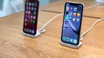 Semua iPhone XR hadir dalam kapasitas penyimpanan 64 GB, 128 GB dan 512 GB. (Foto: detikINET/Adi Fida Rahman)