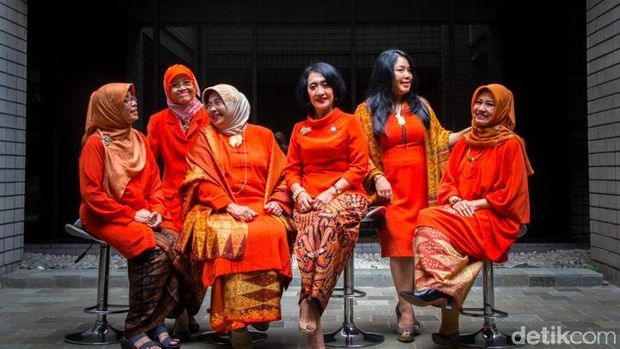 Para ibu-ibu di balik Yayasan Onkologi Anak Indonesia.