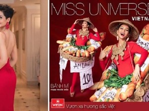 Kostum Tema Banh Mi yang Dipakai Miss Universe Vietnam Curi Perhatian