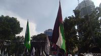Bendera Palestina Ikut Dibawa di Aksi Bela Tauhid