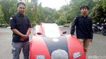 Ferrari ala Mahasiswa Makassar 1 Liter BBM buat 100 Km