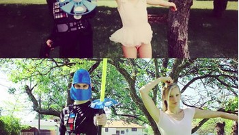 Power ranger dan balerina. (Foto: Brightside)
