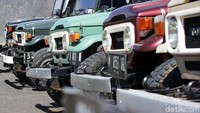 Land Cruiser model 80-an ini juga dikenal sebagai mobil penculik gara-gara aksi mobil di film-film nasional saat itu. Foto: Dikhy Sasra