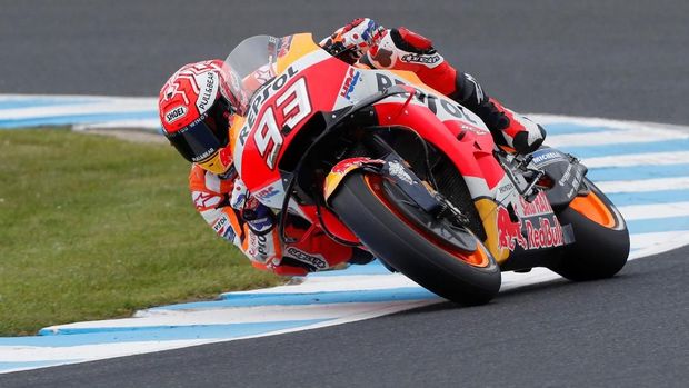 Marc Marquez a débuté dans la première position australienne en 2018 en MotoGP (