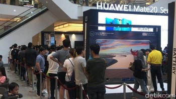 Selain faktor kemampuan kamera, bonus yang diiming-imingi Huawei yakni untuk seribu pembeli pertama dapat DJI Tello. (Foto: detikINET/Adi Fida Rahman)