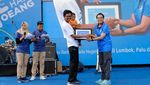 Gaya Kece Sri Mulyani Dance Korea di Hari Oeang ke-72