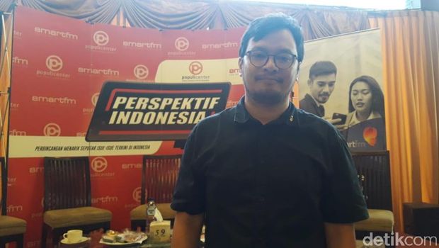 Peneliti Populi Center Rafif Pamenang Imawan 