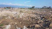 Penampakan tanah di Balaroa setelah diratakan (Foto: Dok. Mabes TNI)