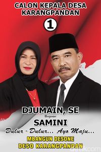 Foto Dan Gelar Jadi Pembeda Duo Djumain Dalam Pilkades Malang