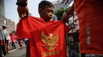 Geliat Penjual Kaos Indonesia di Hari Sumpah Pemuda
