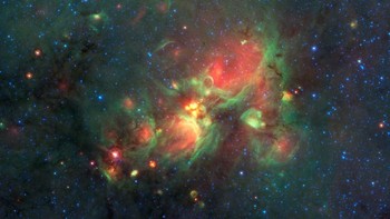 Misi yang dijalankan Spitzer juga menemukan suatu fase pembentukan bintang bernama Yellowballs. Foto: NASA