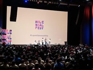 90 Tahun Sumpah Pemuda, Anak-anak Muda Hadiri Milenial Fest