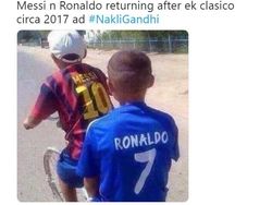 Meme Jadulnya El Clasico Terakhir Tanpa Ronaldo dan Messi