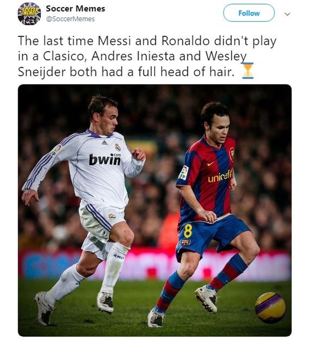 Meme Jadulnya El Clasico Terakhir Tanpa Ronaldo Dan Messi Foto 4