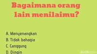 Poin untuk pilihan A= 1; B=4; C=2; D=3. (Foto: detikHealth)