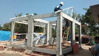 Ini adalah penampakan pada 12 Oktober 2018 lalu di Mataram (Foto: Dok. Tim Penerangan Kogasgabpad)