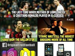 Meme Jadulnya El Clasico Terakhir Tanpa Ronaldo dan Messi